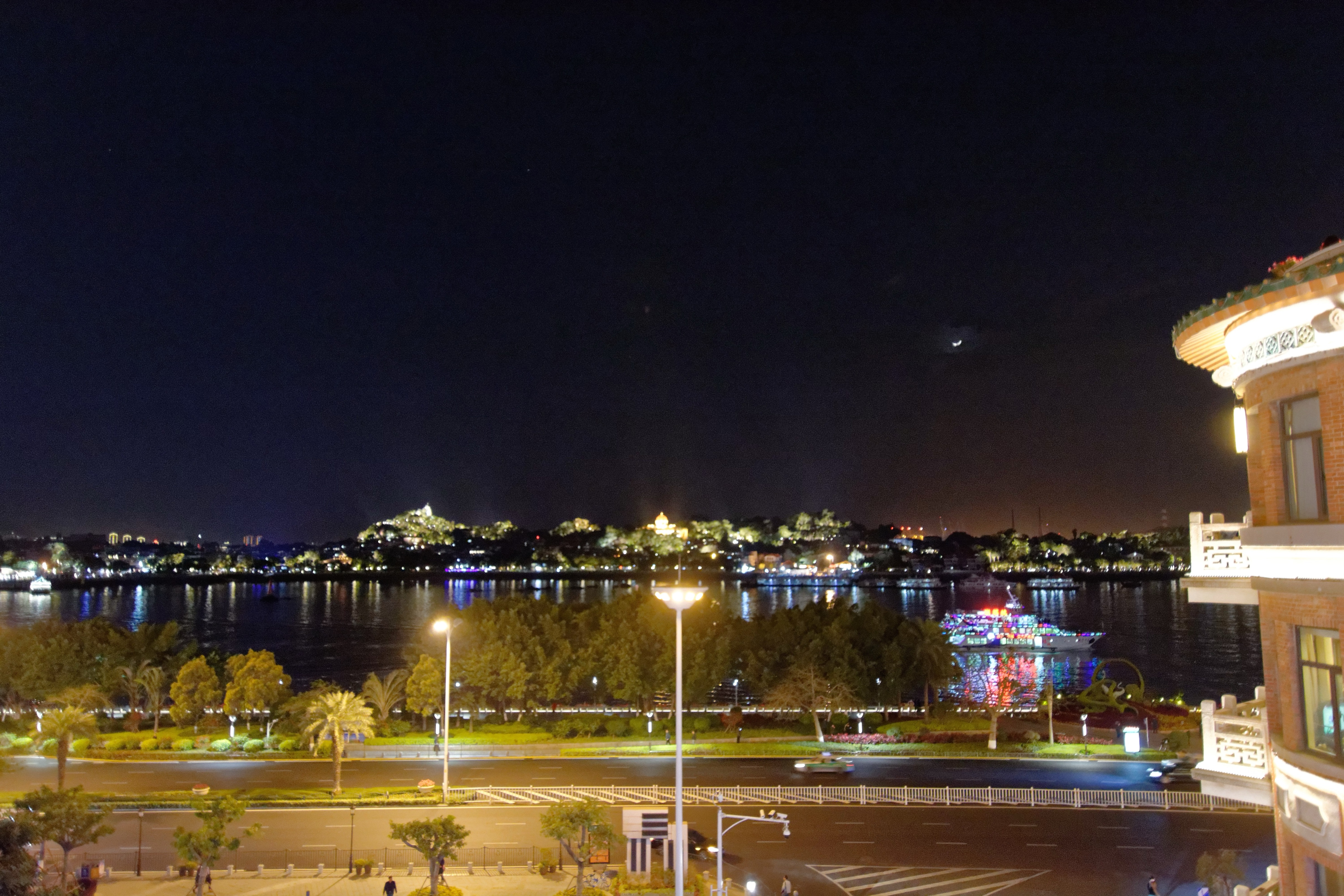 Gulangyu Island seen across Xiamen Harbor from Zhongshan Road